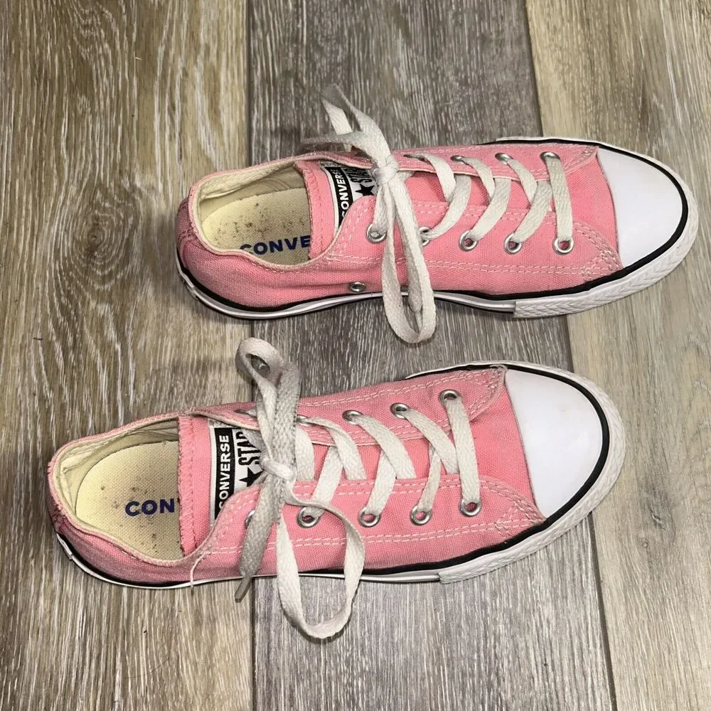 Converse Chuck Taylor All Star Kids Youth US Size 2 Sneaker Shoes Pink 3J238